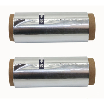 Rouleaux de feuille d&#39;aluminium couleur argent pour les boutiques de coiffure