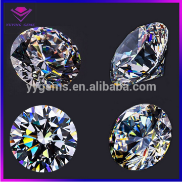 1Carat Moissanite Price Colorless Gems Rough 6.5mm Artificial Diamond