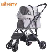 Aiberry Triple Folding Dog Travel Trolley Stroller