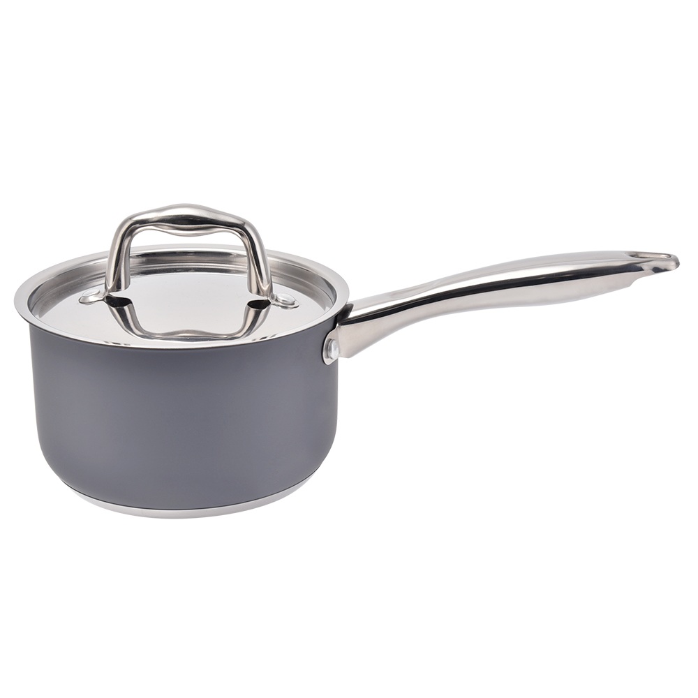 2 litres de casserole à induction Stock Pot Grey Couleur