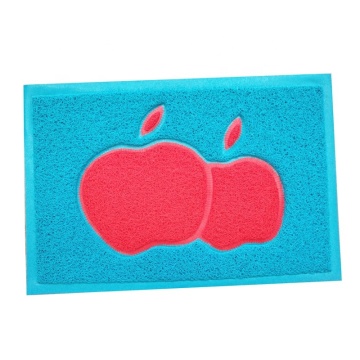 PVC joint door mat colorful loop mat