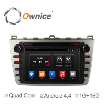 Ownice quad core Android 4.4 car DVD GPS for Mazda 6 2008-2012 with Mirror link