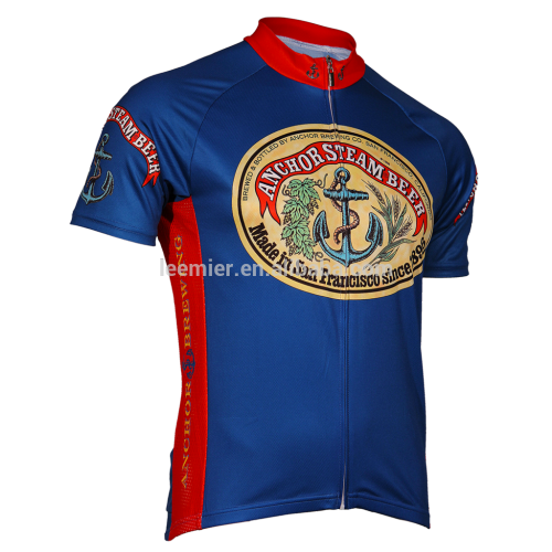 Wholesale customized cycling jersey shirts / road cycling clothing