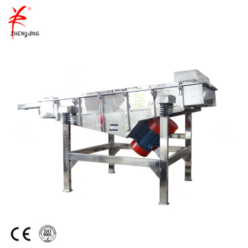 Dewatering linear vibrating screen for coal mining