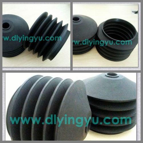 custom molded waterproof flexible accordion rubber bellows