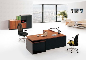 MFC panel wooden modern ceo desk/office desk