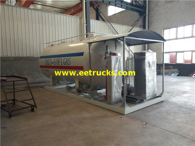 20000 Liters 10tons LPG Skid Stations