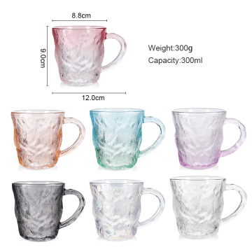 Drinking Glass Coffee Mug with Handle