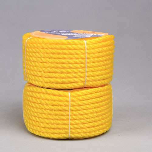 Twist type 3 strand polypropylene rope