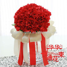 cheap decoration wedding artificial hydrangea bride bouquet