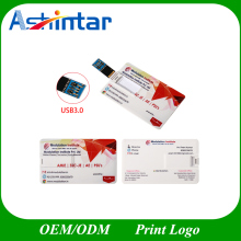 Mini USB Flash Drive Card USB Flash Memory Pen Drive Credit Card USB Stick