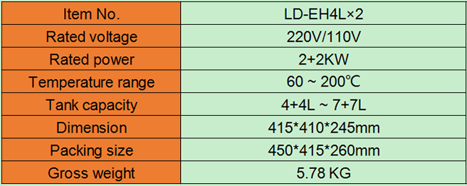 4l 4l Electric Fryer Product Details