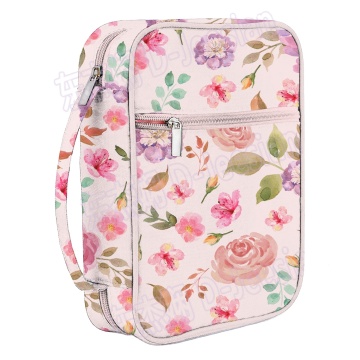 Free Sample Custom Waterproof Church Bag Bible Covers for Women – Polyester Canvas Sublimation