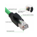 M12 4Pin ke RJ45 Waterproof Ethernet Shielded Cable