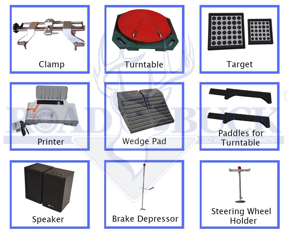 RoadBuck High Accuracy CE Certified 3D Wheel Alignment Machine Price