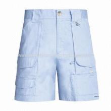 Durable Multiple Pockets Cotton Fishing Shorts, S, M, L, XL Sizes, OEM and ODM Services Provided
