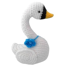 Crochet Swan Goose Doll Décoration intérieure Amigurumi Jouets pour enfants