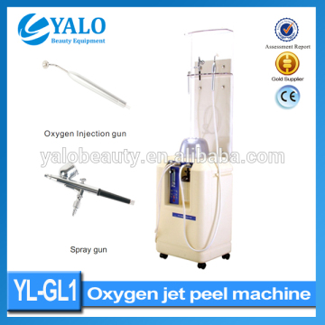 Water oxygen jet peel skin rejuvenation machine/oxygen facial machine/water oxygen jetpeel