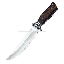 Wooden Handle Fixed Blade Camping Knife