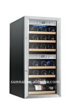 hot sell 24 bottle glass door cheap mini refrigerator