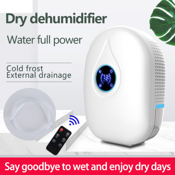 New family bedroom mini dehumidifier with remote control basement moisture absorber LED display