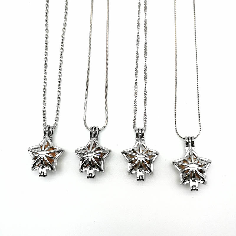 Silver Star Pendant Chain