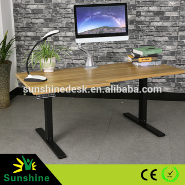 Electric adjustable standing desk base