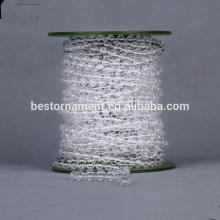 Round Clear Acrylic Beaded Garland