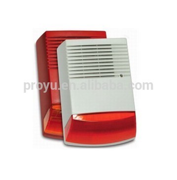 Outdoor alarm siren with strobe light for burglar alarm system PY-SIR22