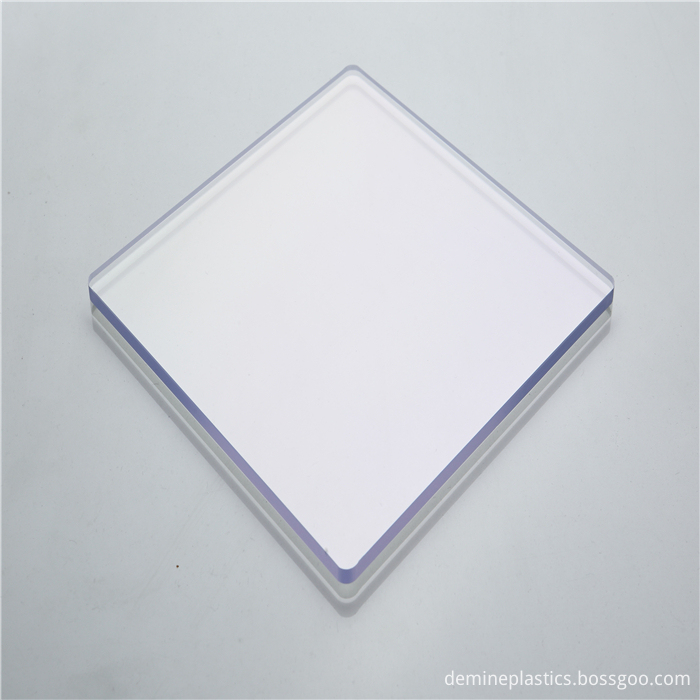Flat solid polycarbonate sheet 