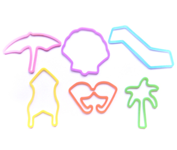 hot promotion beach themes beautiful tree and cool sailing boat shape beach silly bandz