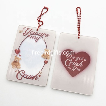 Acrylic Photo Keychain Instax Acrylic Photo Card Keychain