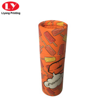 Anpassad privat logotypcylinder Lipstick Paper Tube tom