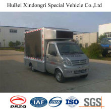 Euro4 Dongfeng 3.5cbm camión de publicidad móvil con buena calidad