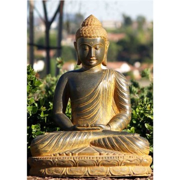 Religious buddha of brass bronze tibetan buddha sculpture for outdoor decoration