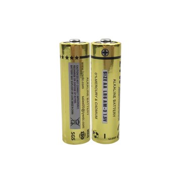 LYW 1.5V Alkaline AA Battery LR6 for Speakers - Blister Card Package