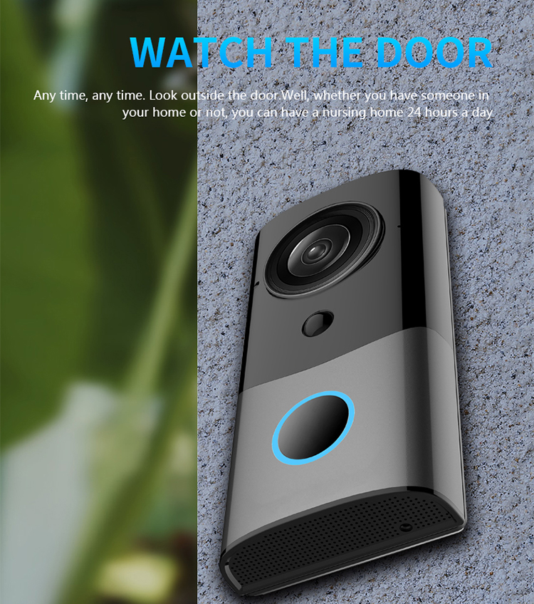 2020 Home Video Smart WiFi Gellbell Wireless Gellbell con campanello ad anello wireless per fotocamera