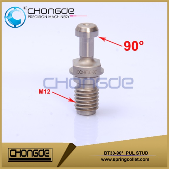 DIN69872A / B BT30-90 ° Perno de herramienta de espárrago de tracción