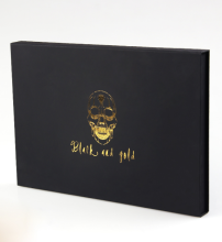 High Quality Black Print Logo Paper Gift Box
