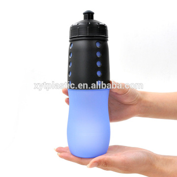 silicone foldable water bottle silicone bottle holder silicone aldult bottles