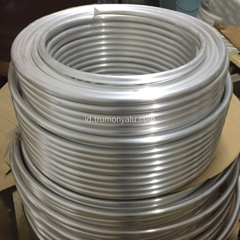 Aluminium Coiled Tube untuk Kulkas Evaporator Coil