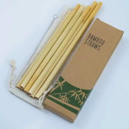 Recyclable Plant Reed Straws with Natural Materials