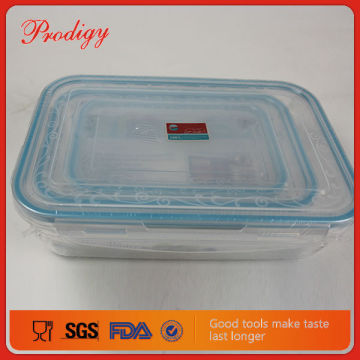 Promotion clear round plastic food container with lid