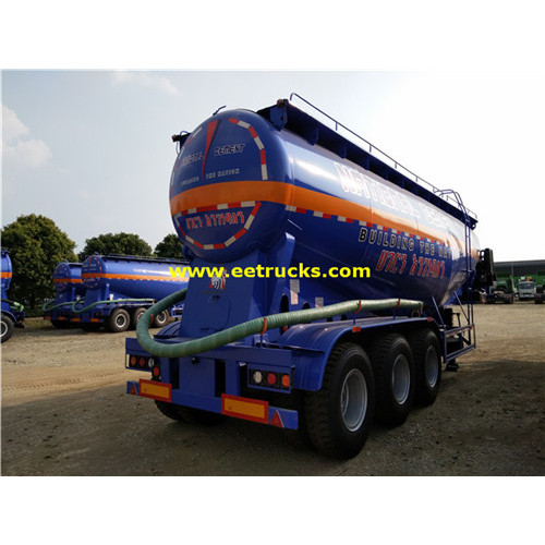 3 Axle 35-60cbm Bulk Powder Trailers Trailers