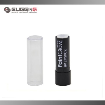 empty lip balm tubes with clear cap