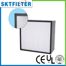 HEPA box type air filter for HAVC system