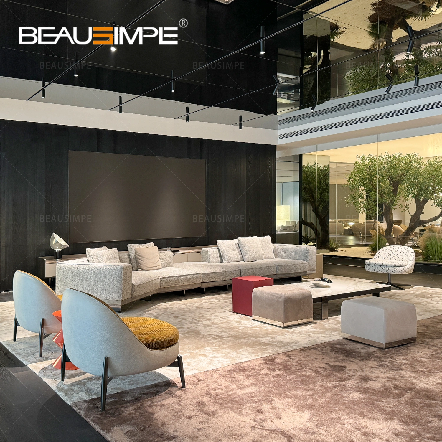 M721 Minotti Dylan Sofa Tagagawa ng Tsina