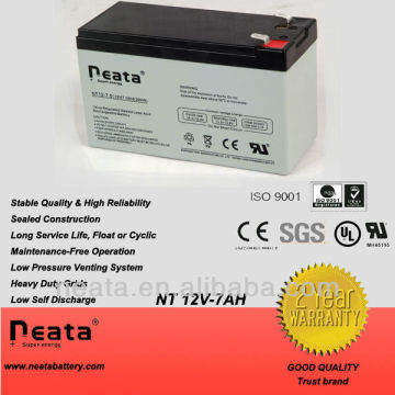 Telecom battery 12V7.0AH for UPS