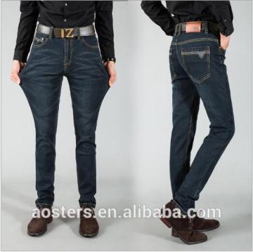 Fashion customize loose casual straight slim fit washed men jeans negotiate price