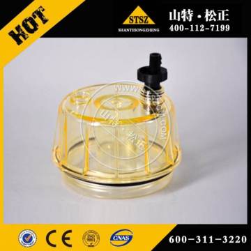 Filter Bowl 600-311-3220 untuk aksesori excavator PC450-7